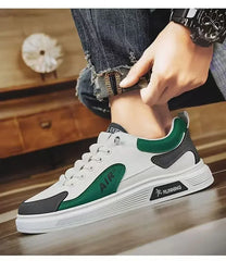 2025 Men’s Leather Low-Top Fashion Sneakers