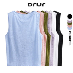 DRUR Women’s Back Cross Yoga Tank Top