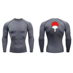 Men's Graphic Compression Quick-Dry Athletic Shirt