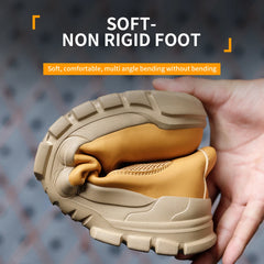 Men’s Waterproof Steel Toe Tactical Work Boots