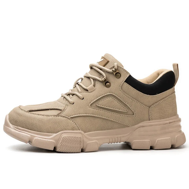 Men’s Steel Toe Safety Work Shoes – Anti-Slip & Puncture-Proof