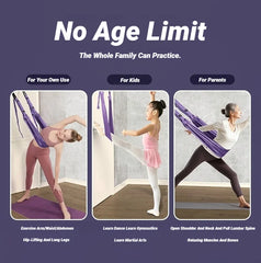 Adjustable Aerial Yoga Stretch Strap for Women