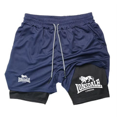 Men’s 2-in-1 Running Shorts with Phone Pocket