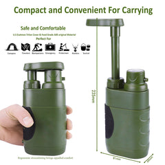 Portable Outdoor Water Filter & Purifier System