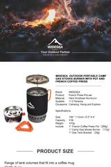 Widesea Camping Cooking System with Gas Stove