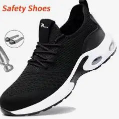 2025 Men’s Lightweight Steel Toe Safety Sneakers