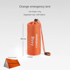 2-Person Emergency Mylar Survival Tent Kit