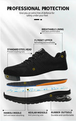 Men’s Steel Toe Safety Work Sneakers