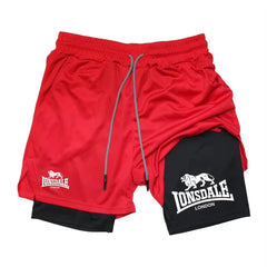 Men’s 2-in-1 Running Shorts with Phone Pocket