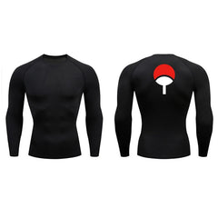 Men's Graphic Compression Quick-Dry Athletic Shirt