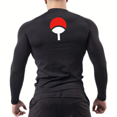Men's Graphic Compression Quick-Dry Athletic Shirt