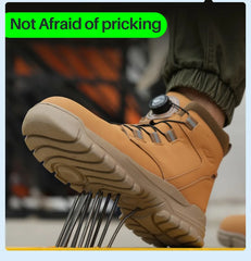 Men’s Waterproof Steel Toe Indestructible Work Boots