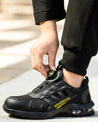 Men’s Rotating Button Steel Toe Safety Sneakers
