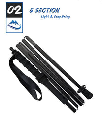 HEALING 115g Carbon Folding Trekking Pole