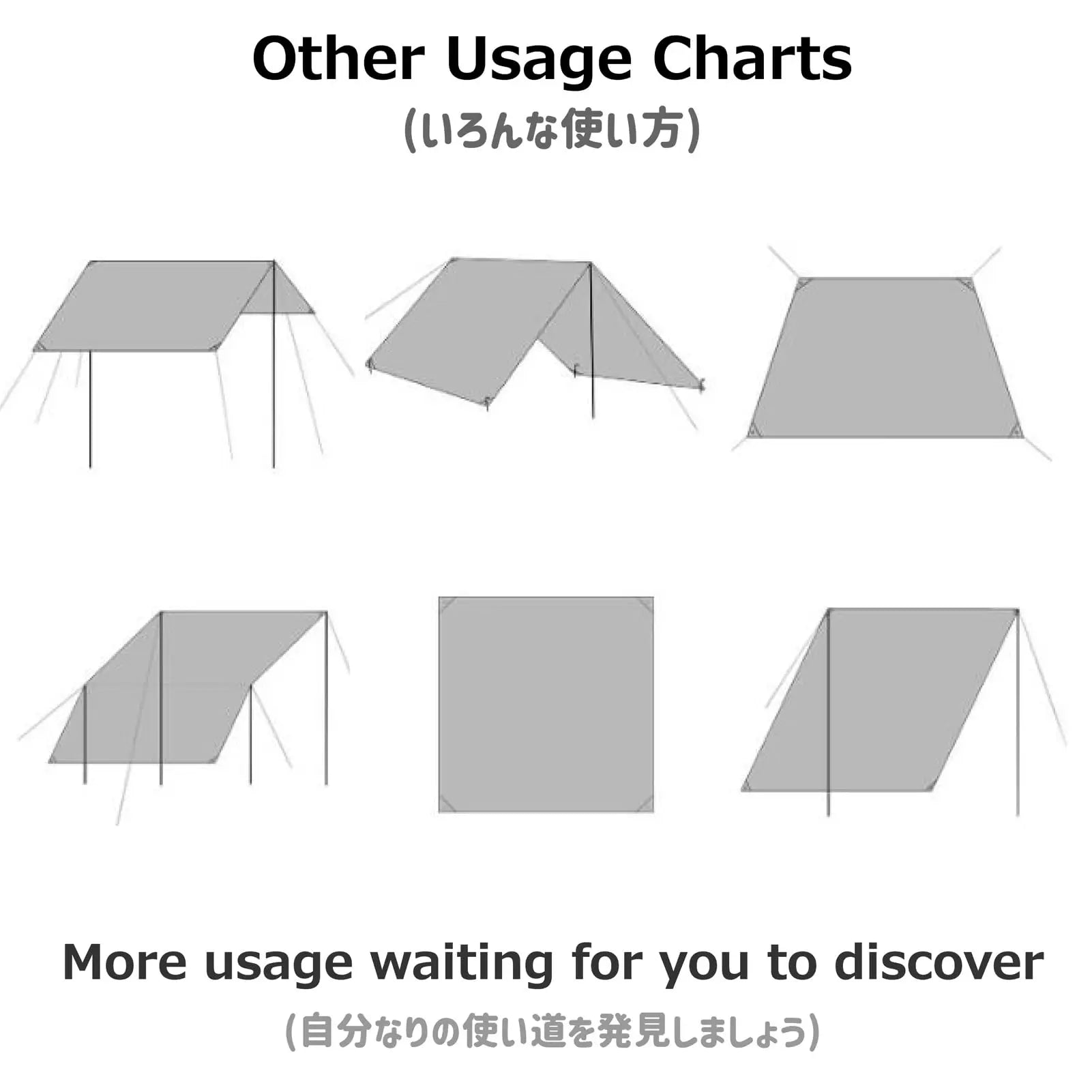 Waterproof Camping Tent Tarp & Ground Cloth