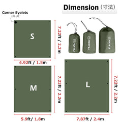 Waterproof Camping Tent Tarp & Ground Cloth