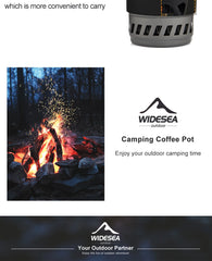 Widesea Camping Cooking System with Gas Stove