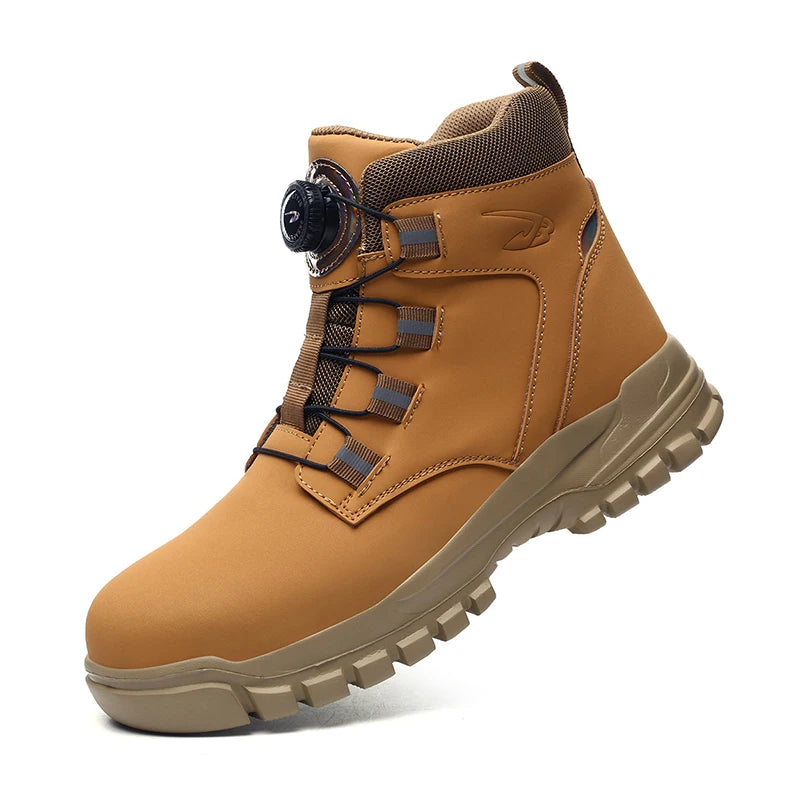 Men’s Waterproof Steel Toe Indestructible Work Boots