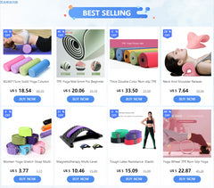 45cm Yoga Foam Roller & Pilates Block Set