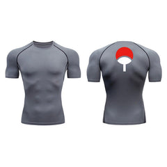 Men's Graphic Compression Quick-Dry Athletic Shirt