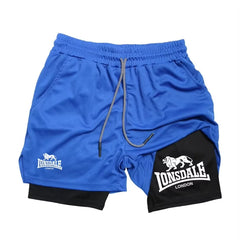 Men’s 2-in-1 Running Shorts with Phone Pocket