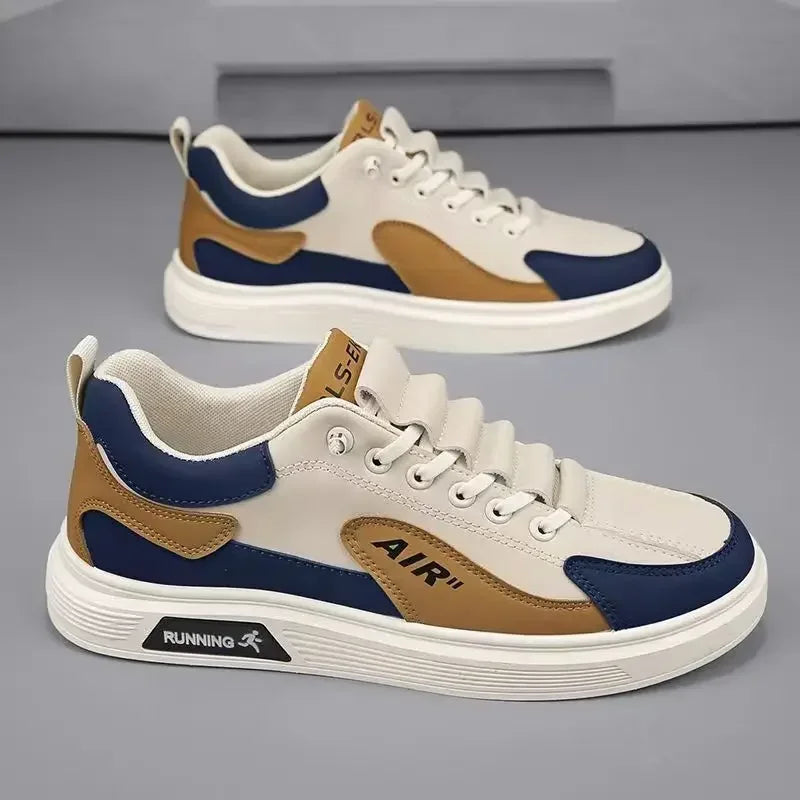2025 Men’s Leather Low-Top Fashion Sneakers