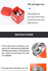Portable Folding Camping Gas Stove 3500W