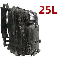 Waterproof 25L/50L Nylon Tactical Backpack