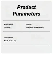 Adjustable Abdominal Sit-Up Suction Cup Foot Support