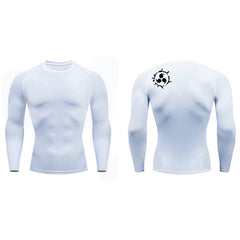 Men's Graphic Compression Quick-Dry Athletic Shirt