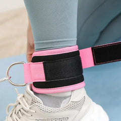 Double D-Ring Ankle Straps for Cable Workouts