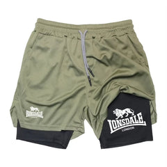 Men’s 2-in-1 Running Shorts with Phone Pocket