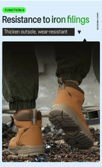 Men’s Waterproof Steel Toe Indestructible Work Boots