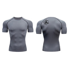 Men's Graphic Compression Quick-Dry Athletic Shirt