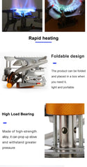Portable Folding Camping Gas Stove 3500W