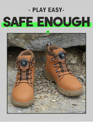 Men’s Waterproof Steel Toe Indestructible Work Boots