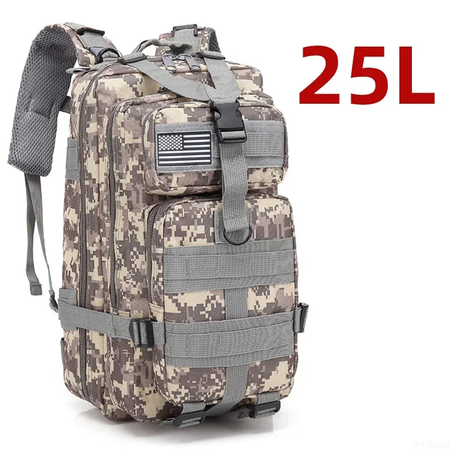 Waterproof 25L/50L Nylon Tactical Backpack