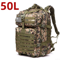 Waterproof 25L/50L Nylon Tactical Backpack