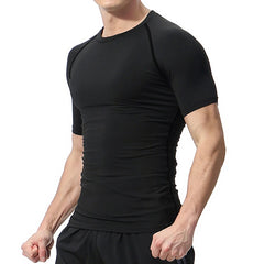 Men's Graphic Compression Quick-Dry Athletic Shirt