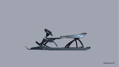 Kids’ Snow Ski Racer Bike Sled