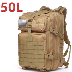 Waterproof 25L/50L Nylon Tactical Backpack