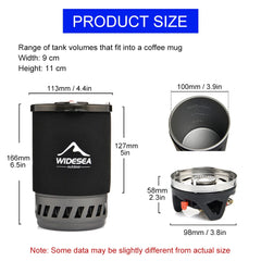 Widesea Camping Cooking System with Gas Stove