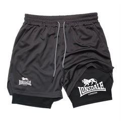 Men’s 2-in-1 Running Shorts with Phone Pocket